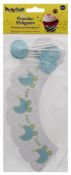288 X PARTY CRAFT CUPCAKE WRAPPERS BABY BOY