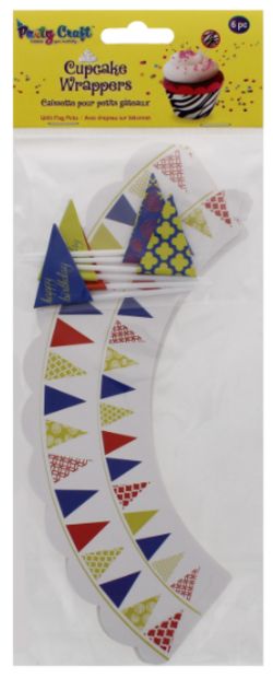 288 X PARTY CRAFT CUPCAKE WRAPPERS HAPPY BIRTH 2
