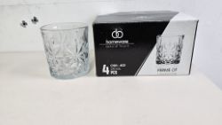 48 SETS OF 4 DRINKING GLASS