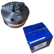 3-JAW SELF-CENTERING CHUCK HBM DK11-15F FRONT MOUNTING RRP £675