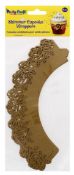 288 X PARTY CRAFT SHIMMER CUPCAKE ROSE GOLD