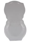360 X PLASTIC CONTAINER FOOD LARGE ROUND