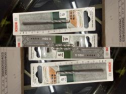 89 X GENUINE BOSCH 5MM DRILL BITS – BRAND NEW RETAIL PACKED – RRP OVER £450
