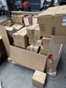 2 PALLETS CAR PARTS GENUINE OE SEATBELTS AND AIRBAGS WITH STOCK LIST