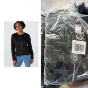 KIM & CO STRETCH SUEDE PEPLUM JACKET M RRP £72 EBAY DAILY SELLERS PRODUCTS LOT5