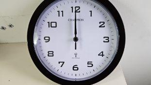 10PC WALL CLOCK CHAMPION RADIO CONTROL