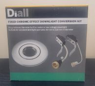 DIALL DOWNLIGHT CHROME EFFECT HALOGEN NON ADJUSTABLE CONVERSION KITS