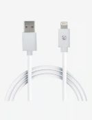 26 X BRAND NEW STK IPHONE MFI CABLE - CONNECT WHITE, 2M, 2.4A