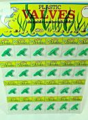 48 X FISH TANK PLASTIC VALVES UNBREAKABLE-4WAY