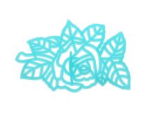 600 X CAKE DECORATING ACCESSORIES FLOWER BLUE