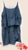 SIMPLE BEE JOB LOT BLUE JEAN JUMP SUIT SIZES 16 JOB LOT 6 SET