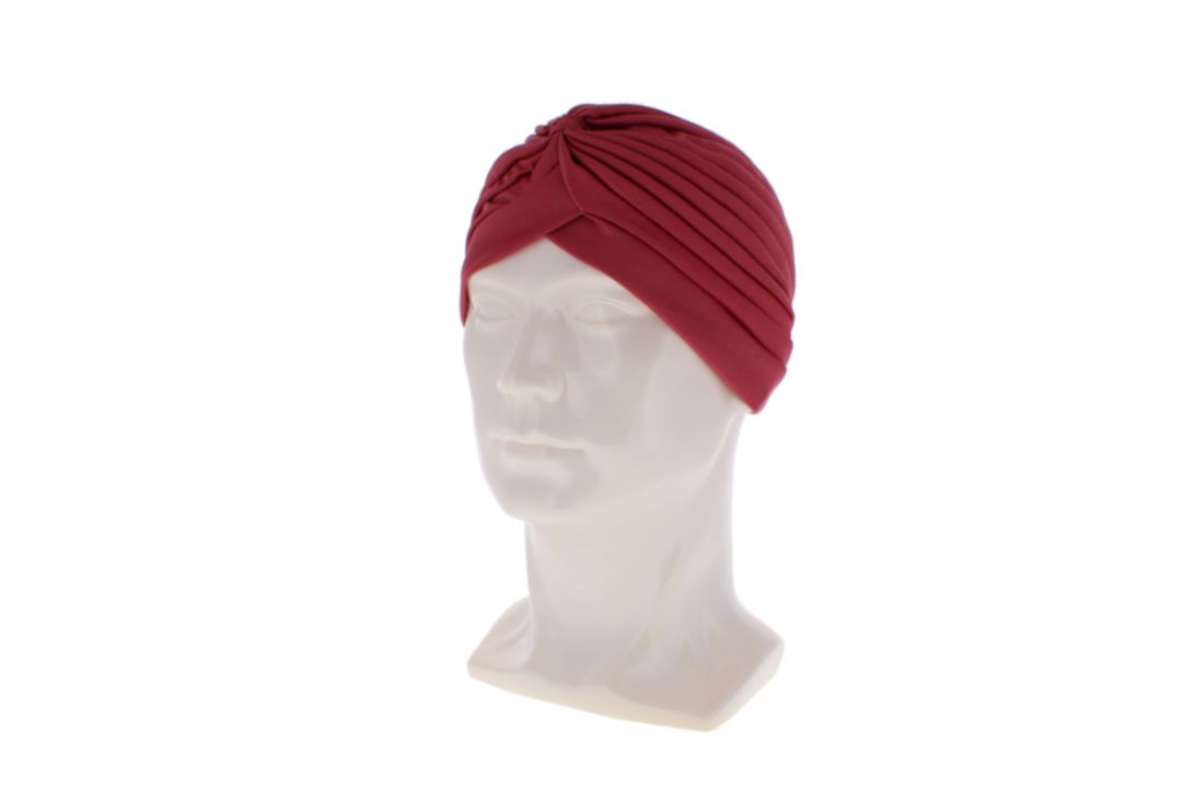 24 X WOMEN SOFT HAIR TURBAN BEIGE PINK