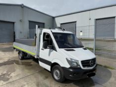 2018 MERCEDES-BENZ SPRINTER 316 CDI CHASSIS CAB DIESEL MANUAL WHITE >>--NO VAT ON HAMMER--<<