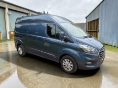 **(ONLY 100K MILEAGE)** 2022 FORD TRANSIT CUSTOM 340LIMITD EBLUE L2H2 >>--NO VAT ON HAMMER--<<