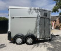 IFOR WILLIAMS HB506 HORSE TRAILER – SILVER >>--NO VAT ON HAMMER--<<