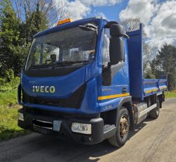 **(ONLY 123K MILEAGE)** 2017 IVECO EUROCARGO 75-160 7.5T DROPSIDE TIPPER