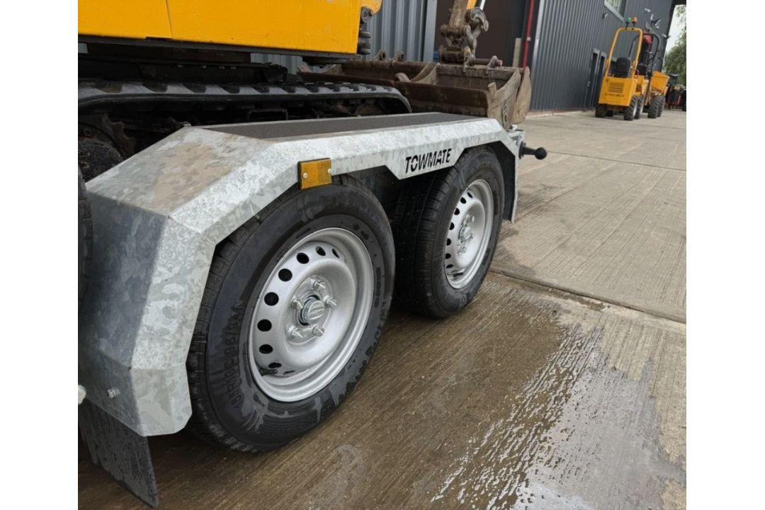 2019 JCB 15C-1 MINI EXCAVATOR / DIGGER WITH TRAILER - Image 5 of 10