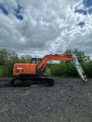 2013 HITACHI ZX130-5 EXCAVATOR – AIR CON – QUICK HITCH – HAMMER PIPED