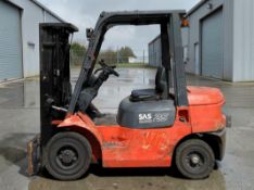 2001 TOYOTA 62-7FDF25 DIESEL FORKLIFT 2.5T TRIPLEX MAST 4300MM LIFT SIDE SHIFT