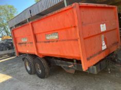 GRIFFITHS 8 TON TRAILER