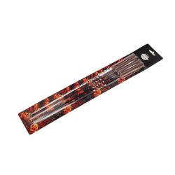 X24 L41CM 4 WOODEN HAND LED SKEWERS SET