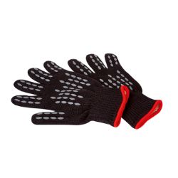 24PCS BARBECUE SILICONE HEAT RESISTANT GLOVES