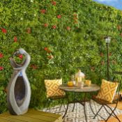 1 X 1M ARTIFICIAL LIVING WALL AZALEA