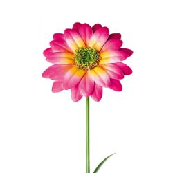 X24 PCS 64CM METAL GERBERA GARDEN STAKE - 2 ASSORTED