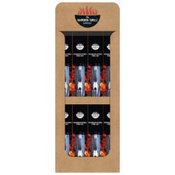 48PC 3 PIECE COMFORT GRIP BARBECUE TOOL SET MINI FSDU