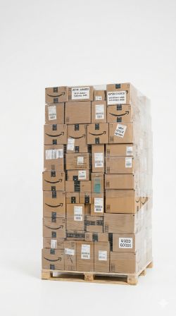 PALLET OF AMAZON MERCHANDISE MAINLY NEW STOCK MIXED WITH CUSTOMER RETURNS CHOSEN AT RANDOM