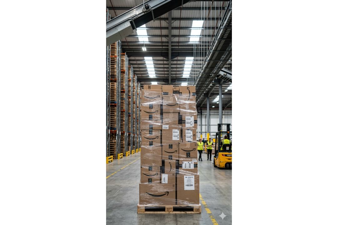 PALLET OF AMAZON MERCHANDISE MAINLY NEW STOCK MIXED WITH CUSTOMER RETURNS CHOSEN AT RANDOM