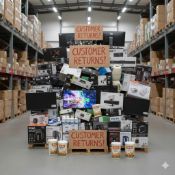 30+ UNITS – BRANDED PALLET: LG, JVC, PHILIPS, MSI, HISENSE – TECH, AUDIO, WELLNESS – RETURNS!
