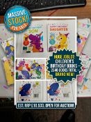 JOBLOT 1360 SON BIRTHDAY BOOKS + 1280 DAUGHTER BIRTHDAY BOOKS – BRAND NEW STOCK - RRP £10,533