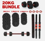 50X BRAND NEW OMEGA DUMBBELL/BARBELL SET 20KG