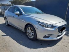 2017 MAZDA 3 SE-L NAV 2.0 PETROL MANUAL SALOON SILVER >>--NO VAT ON HAMMER--<<