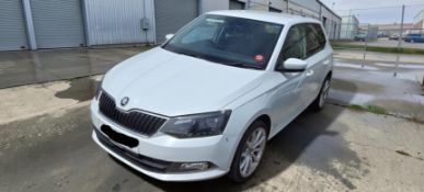 2015 SKODA FABIA SE L TDI 1422CC MANUAL DIESEL HATCHBACK IN WHITE >>--NO VAT ON HAMMER--<<