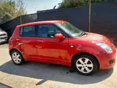 **(ONLY 118K MILEAGE)** 2010 SUZUKI SWIFT SZ4 1.3 PETROL MANUAL HATCHBACK >>--NO VAT ON HAMMER--<<