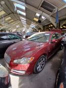 2008 JAGUAR XF LUXURY D V6 – AUTOMATIC – RED – DIESEL >>--NO VAT ON HAMMER--<<