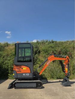 NEW KGX K18 1.8 TONNE MINI EXCAVATOR