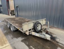 2020 IFOR WILLIAMS LM125GHD 3.5 TONNE FLATBED TRAILER