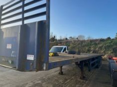 45FT FLAT CONTAINER TRAILER – 3 AXLE – TWIST LOCKS
