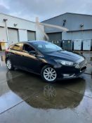2016 FORD FOCUS TITANIUM TDCI 1.5L DIESEL MANUAL HATCHBACK BLACK >>--NO VAT ON HAMMER--<<