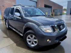 2013 NISSAN NAVARA TEKNA DCI 2.5L DIESEL MANUAL PICK UP IN GREY >>--NO VAT ON HAMMER--<<