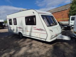 ELDDIS QUEENSFERRY 505 5-BERTH TWIN LOUNGE TOURING CARAVAN >>--NO VAT ON HAMMER--<<
