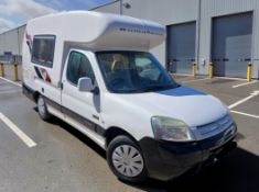 2005 CITROEN BERLINGO 800D LX 1.9L DIESEL MANUAL PLATFORM CAB WHITE >>--NO VAT ON HAMMER--<<