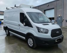 **(ONLY 100K MILEAGE)** 2019 FORD TRANSIT 290 L2H2 1996CC DIESEL MANUAL PANEL VAN IN WHITE
