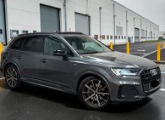 **(ONLY 78K MILEAGE)** 2020 AUDI Q7 3.0 TDI V6 50 BLACK EDITION QUATTRO >>--NO VAT ON HAMMER--<<