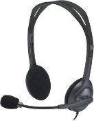 BULK JOB LOT OF 20X BRAND NEW LOGITECH H111 WIRED HEADSETS - OPEN BOX / UNUSED CUSTOMER RETURNS