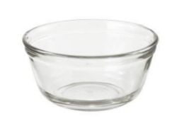 373X NEW ANCHOR HOCKING 81575L11 - GLASS MIXING BOWL - 2.5 LITRE - 22.1 X 22.1 X 10.8 CM - 1.1 KG -