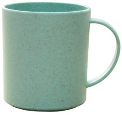 365X NEW MO942609 - 300ML BAMBOO FIBRE MUG - LIGHT GREEN